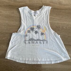 Spiritual Gangster NAMASTE crop top